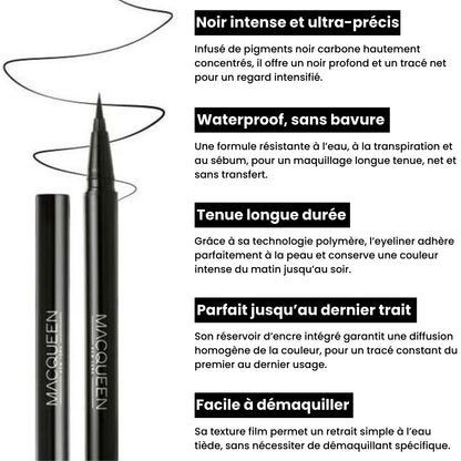 Macqueen - Eyeliner waterproof - 3 couleurs