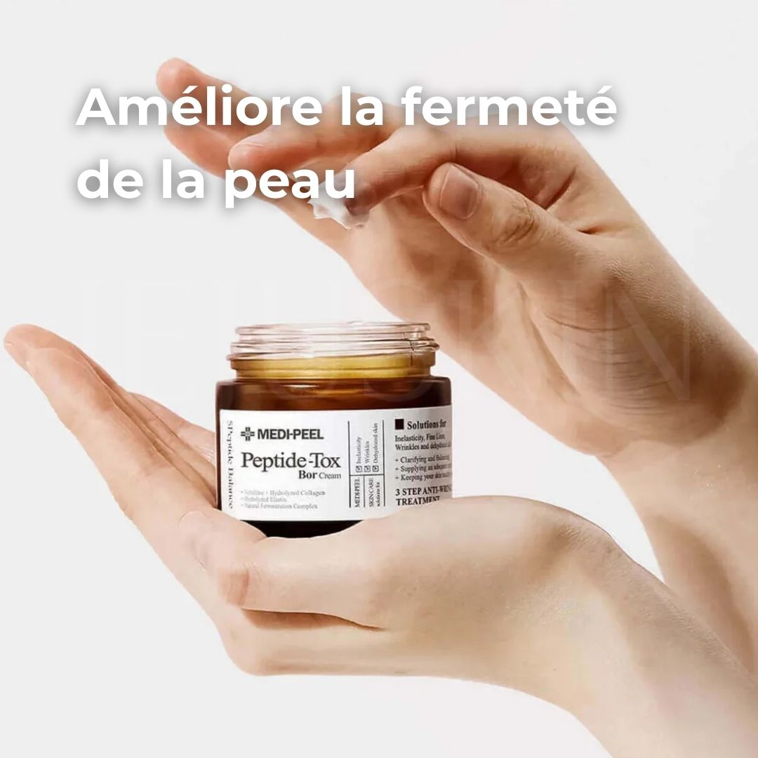 Le bienfait de la crème anti-âge aux peptides Bor-Tox de Medi-peel