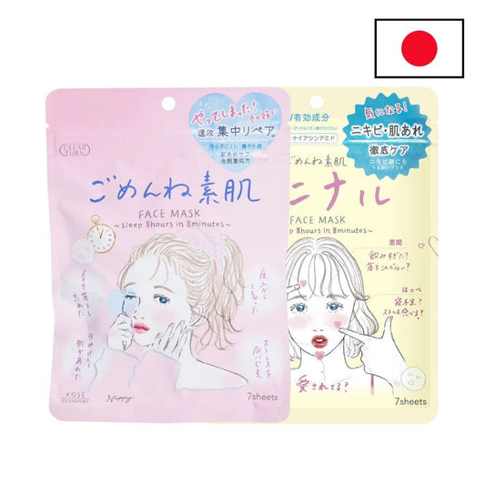 KOSE Cosmetics masques visage Clear Turn Bare Skin