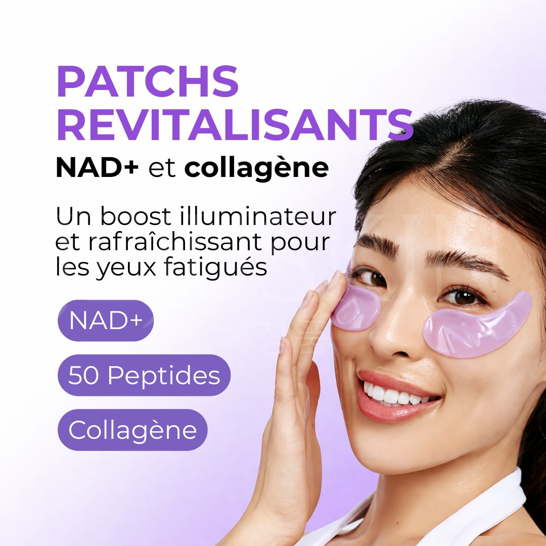 Les bénéfices des patchs contour des yeux revitalisants NAD+