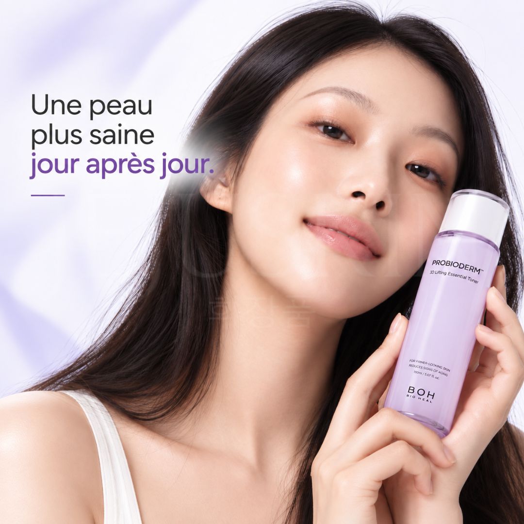 Le bénéfice du toner essentiel raffermissant Probioderm 3D Lifting de Bioheal Boh