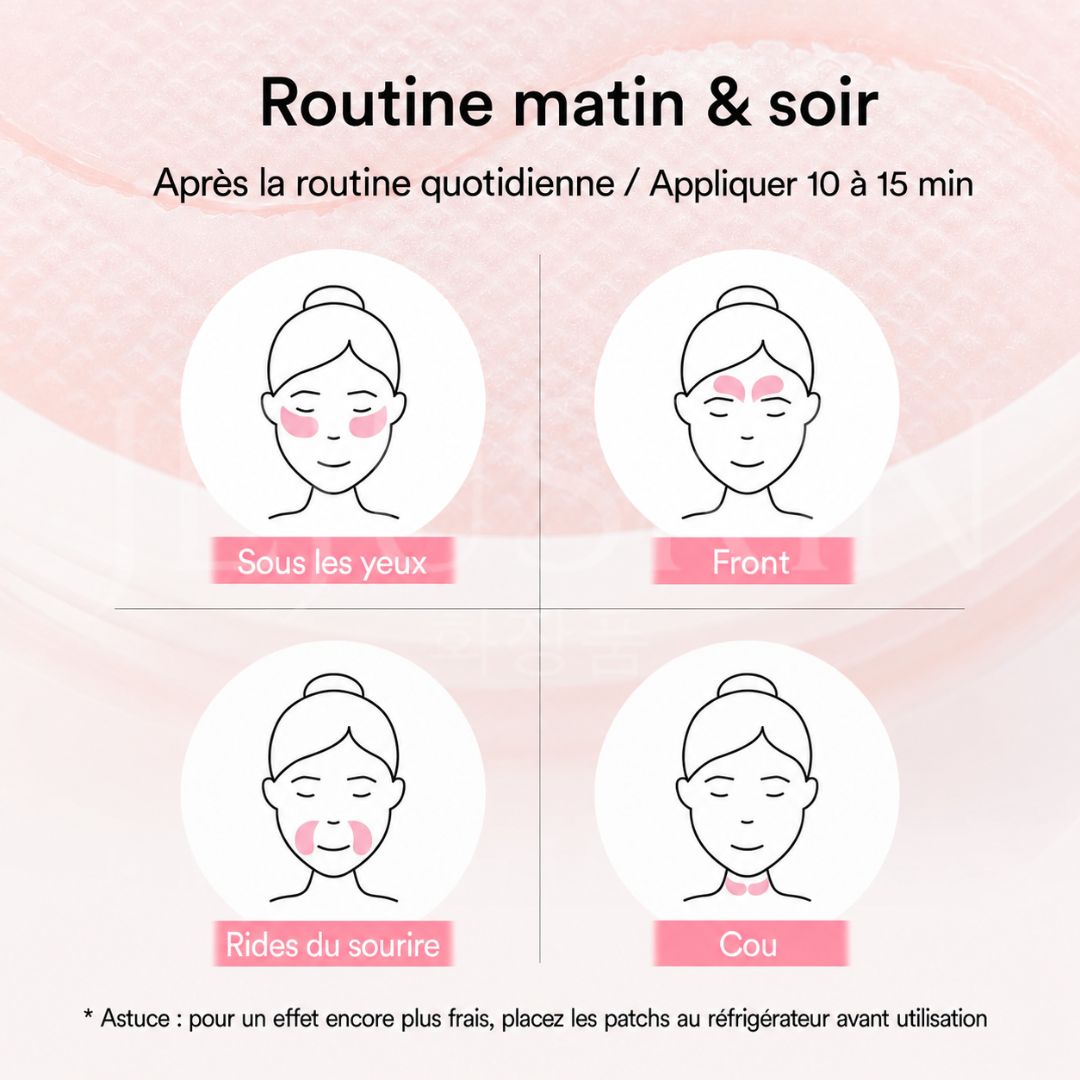 Quand utiliser les patchs en gel pour les yeux au PDRN d'Abib
