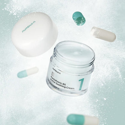 Numbuzin Crème apaisante Active No.1 à la Pro-Vitamine B5 texture