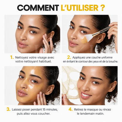Comment utiliser le masque de nuit à l’acide kojique et au curcuma de Medicube