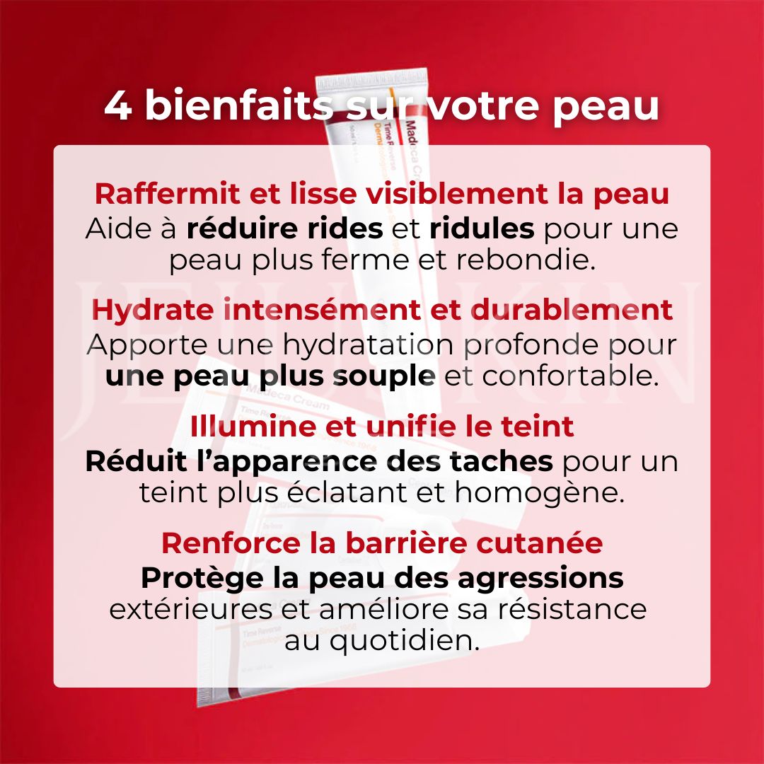 Les bienfaits de la crème anti-âge et réparatrice Madeca de Centellian24