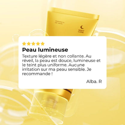 Avis sur le masque de nuit à l’acide kojique et au curcuma de Medicube