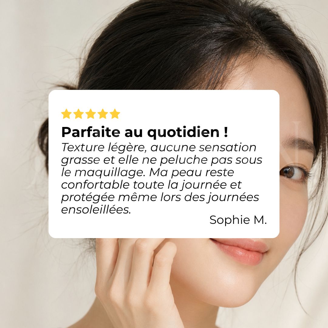 Avis sur la crème solaire apaisante à la centella SPF50+ de Mixsoon