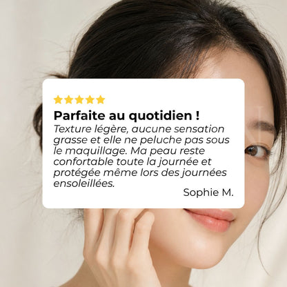 Avis sur la crème solaire apaisante à la centella SPF50+ de Mixsoon