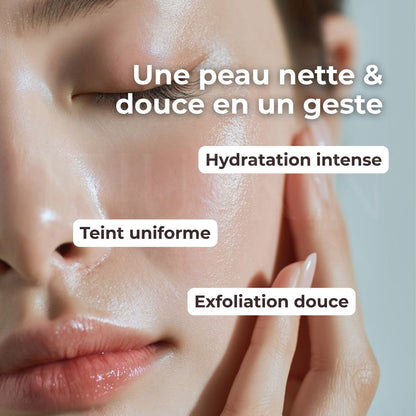 Les bénéfices du gel exfoliant au lait de haricot mungo de Beplain