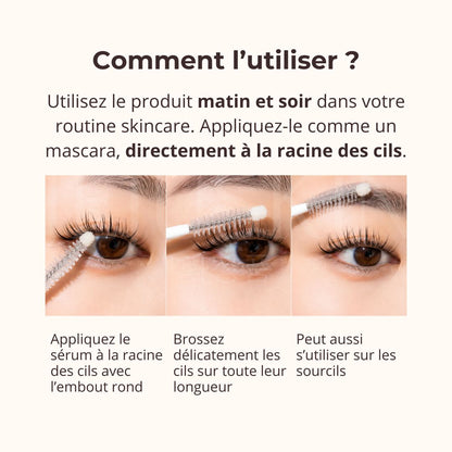 Comment utiliser le sérum pour cils My lash d'Etude