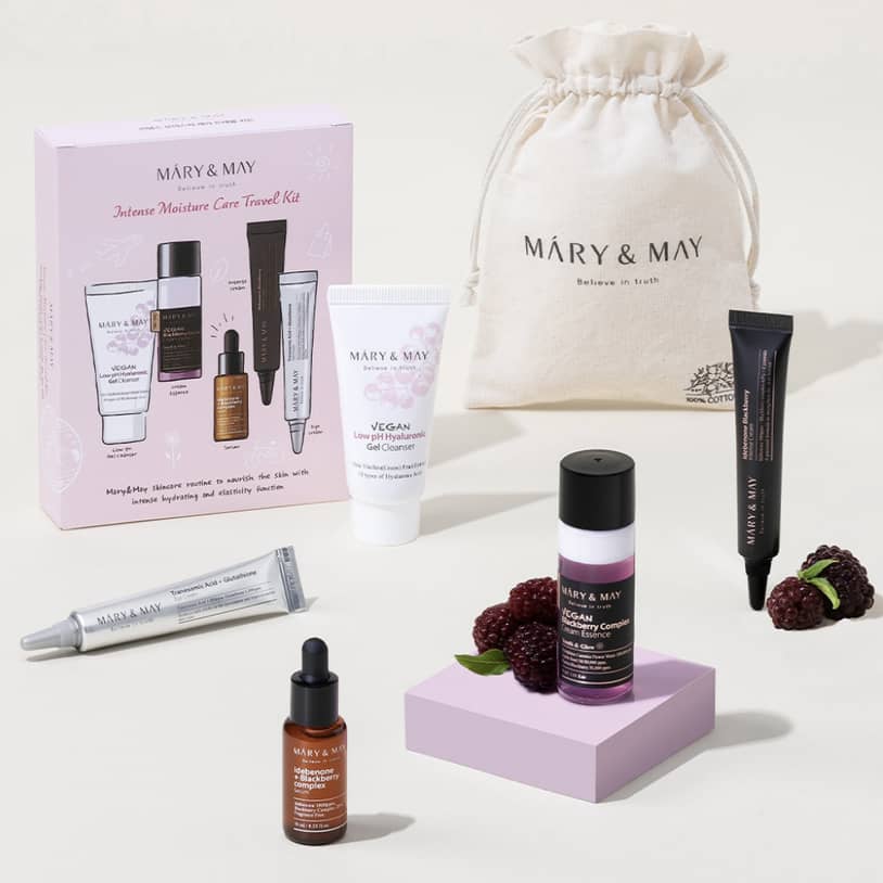 Mary&May - Kit de voyage soins intenses et hydratants