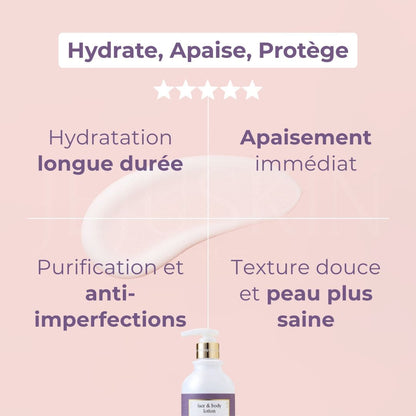 Cell Happy Co - Lotion visage et corps à la lavande bénéfices