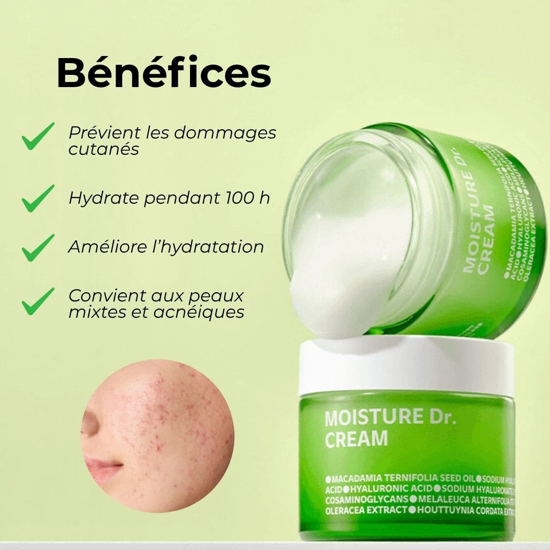 ISOI Crème hydratante Dr. 70ml bénéfices