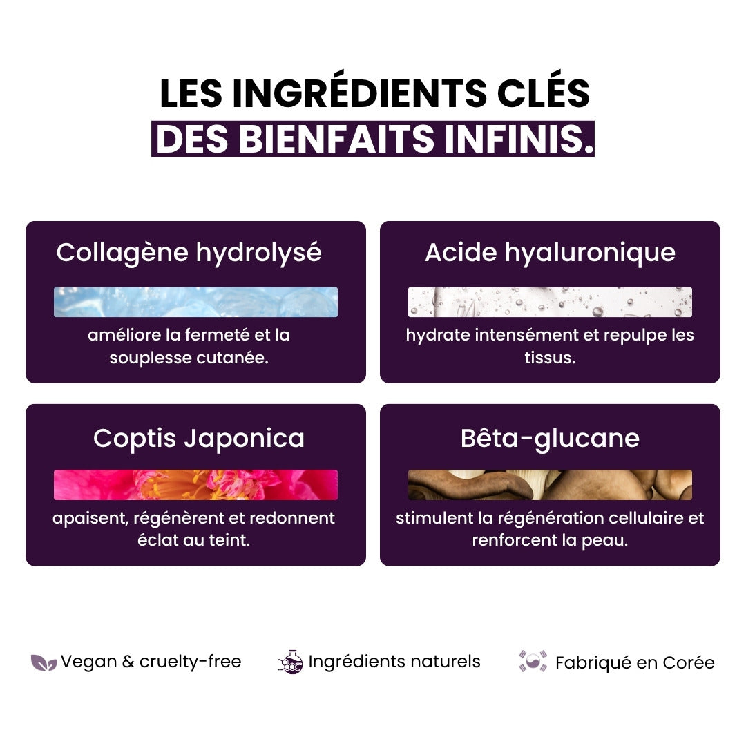 Femme appliquant le toner Mizon, peau douce et lumineuse.