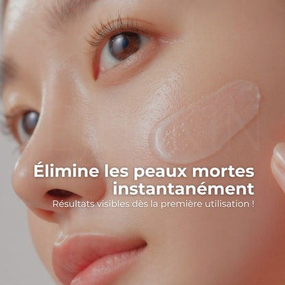 Le bénéfice clé du gel exfoliant à la pêche de Plu