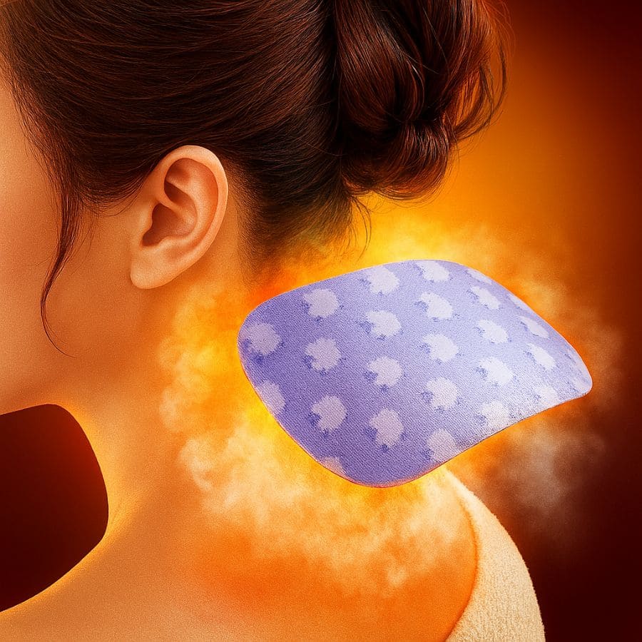 Kao masques chauffants pour la nuque photo du masque sur la nuque