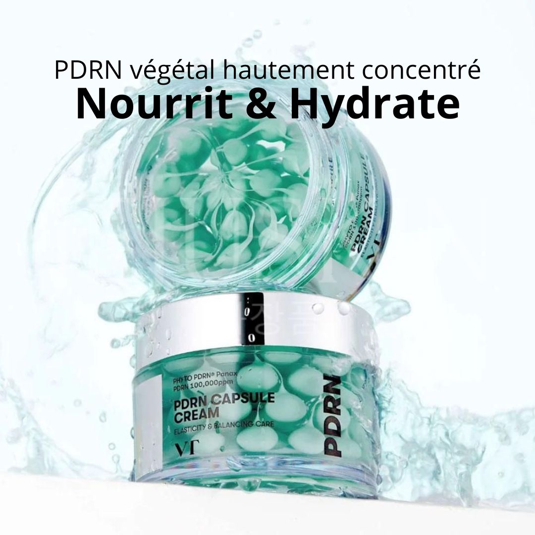 Bienfait de la crème capsules régénérante au PDRN  de VT cosmetics