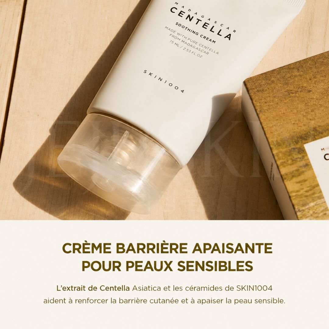 Pour qui est faite la crème apaisante à la Centella de Madagascar de SKIN1004