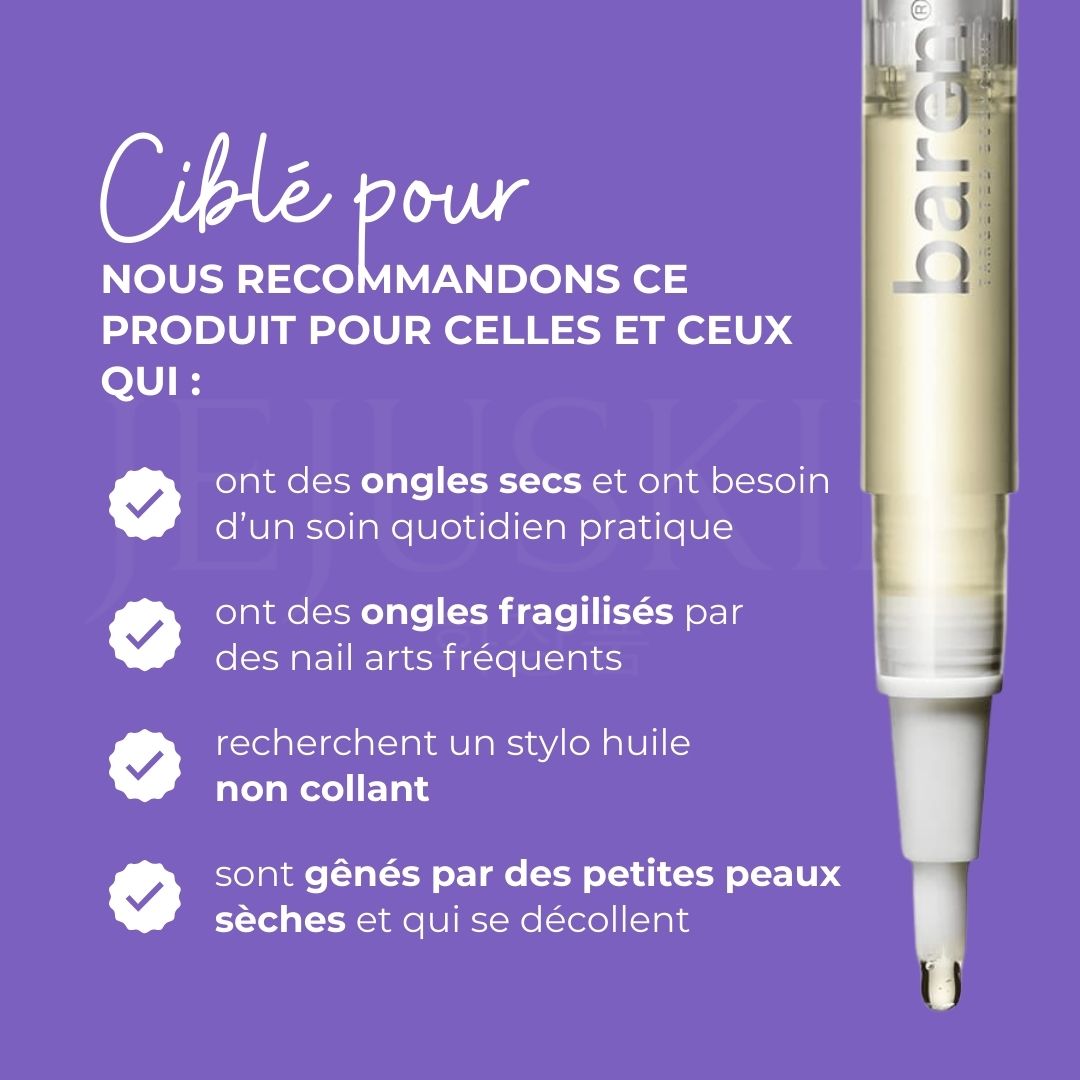 Pour qui est fait le Stylo Baren pour les ongles et cuticules