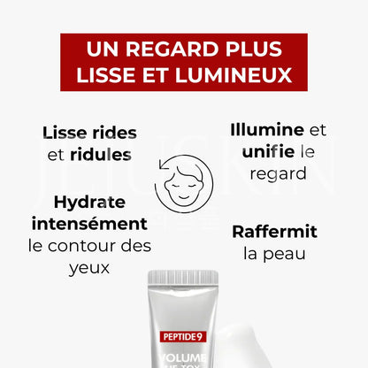 Les bénéfices de la crème contour des yeux lift & volume aux 9 peptides 20ml