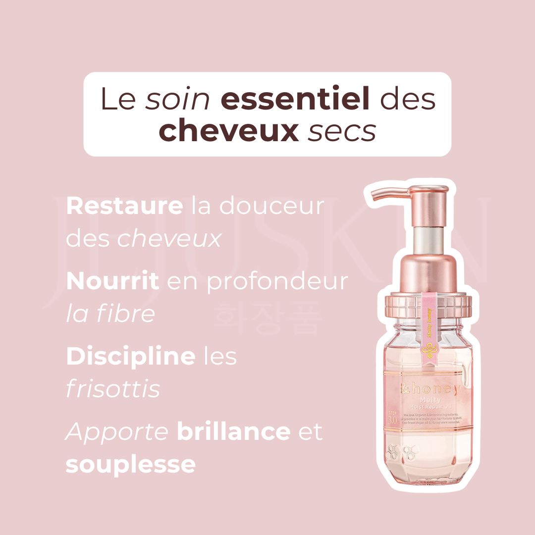 Huile capillaire réparatrice &honey les bienfaits