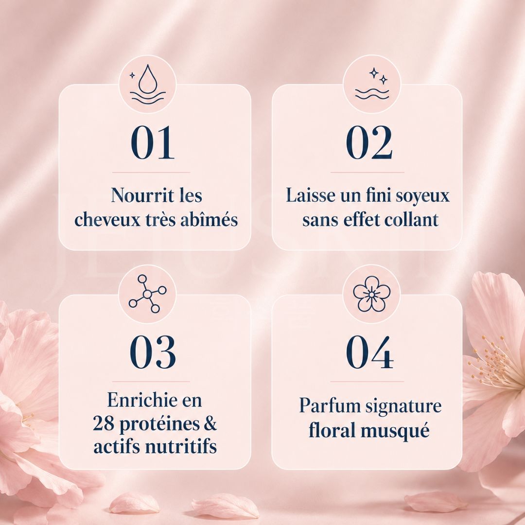 Les bienfaits de l'huile capillaire hydratante et lissante Tender Bloom 70ml d'Unove