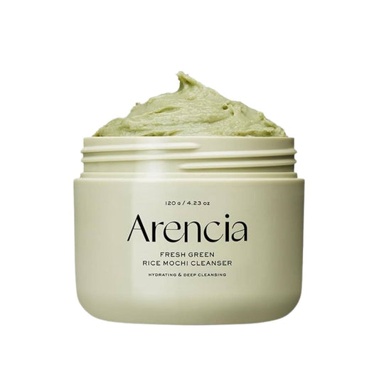 Arencia nettoyant purifiant au riz vert, texture mochi