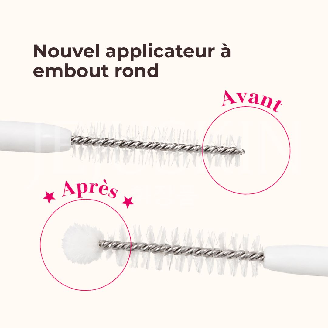 La forme de l'applicateur du sérum pour cils My lash d'Etude