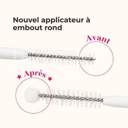 La forme de l'applicateur du sérum pour cils My lash d'Etude