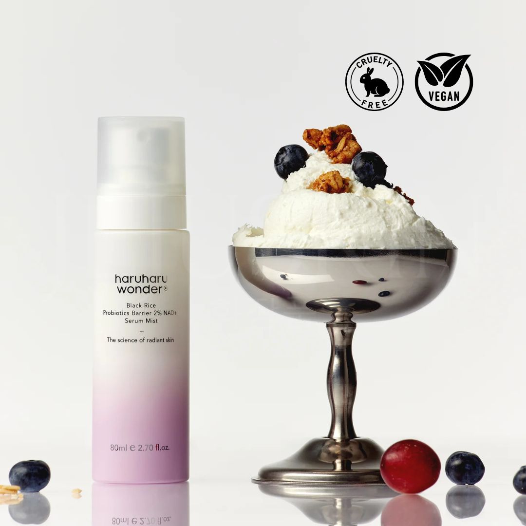 Image de la brume hydratante au riz noir aux probiotiques et NAD+ 2% d'Haruharu Wonder