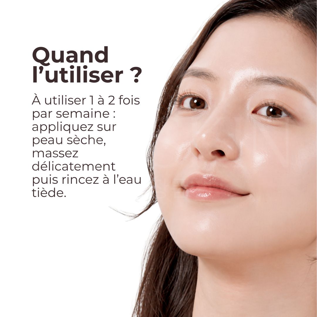 Quand utiliser le gel exfoliant au lait de haricot mungo de Beplain