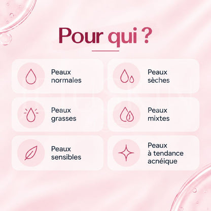 Pour qui est fait la mousse nettoyante éclat au PDRN et glutathion rose de Medicube