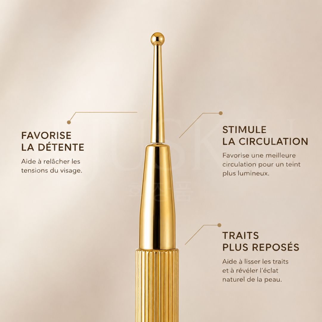 Les bénéfices du stylo d'acupression massant pour le visage face Pointer de Jejuskin
