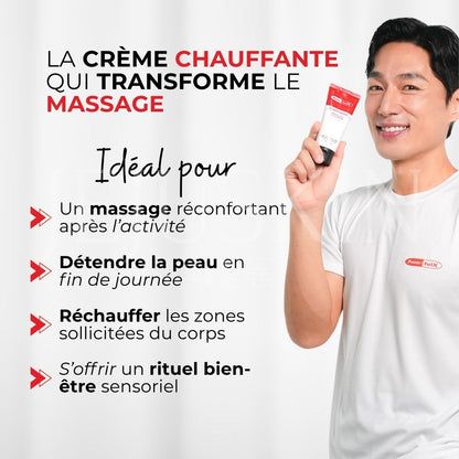 Les bénéfices de la PowerfulX crème de massage chauffante recovery 100ml