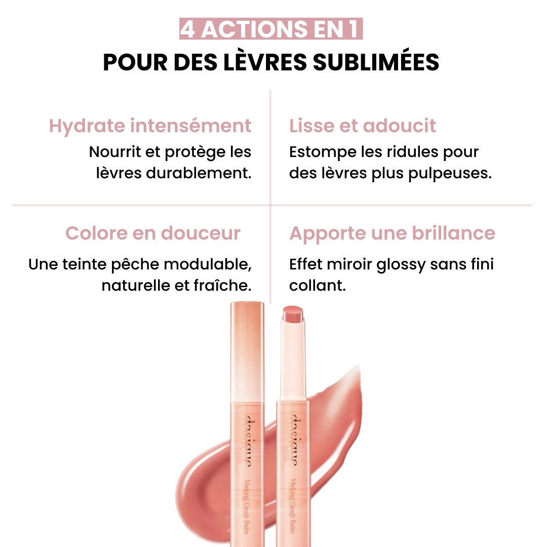 Rouge à lèvres Dasique rendu naturel