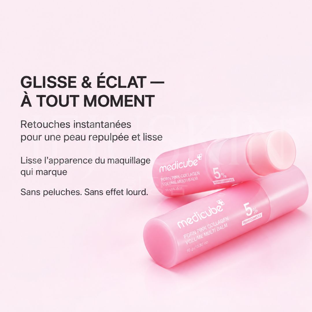 Les bienfaits du baume multi-usage repulpant au PDRN et collagène rose de Medicube