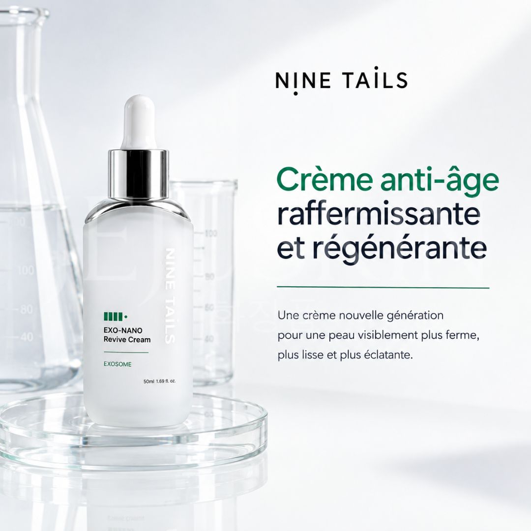 Le bénéfice de la crème anti-âge raffermissante et régénérante de Nine Tails