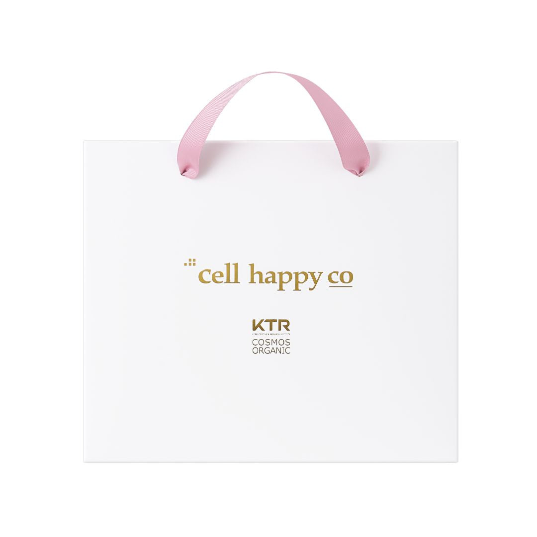 boite du Cell coffret cadeau de soins pour le corps et les cheveux en Édition limitée de Cell Happy Co