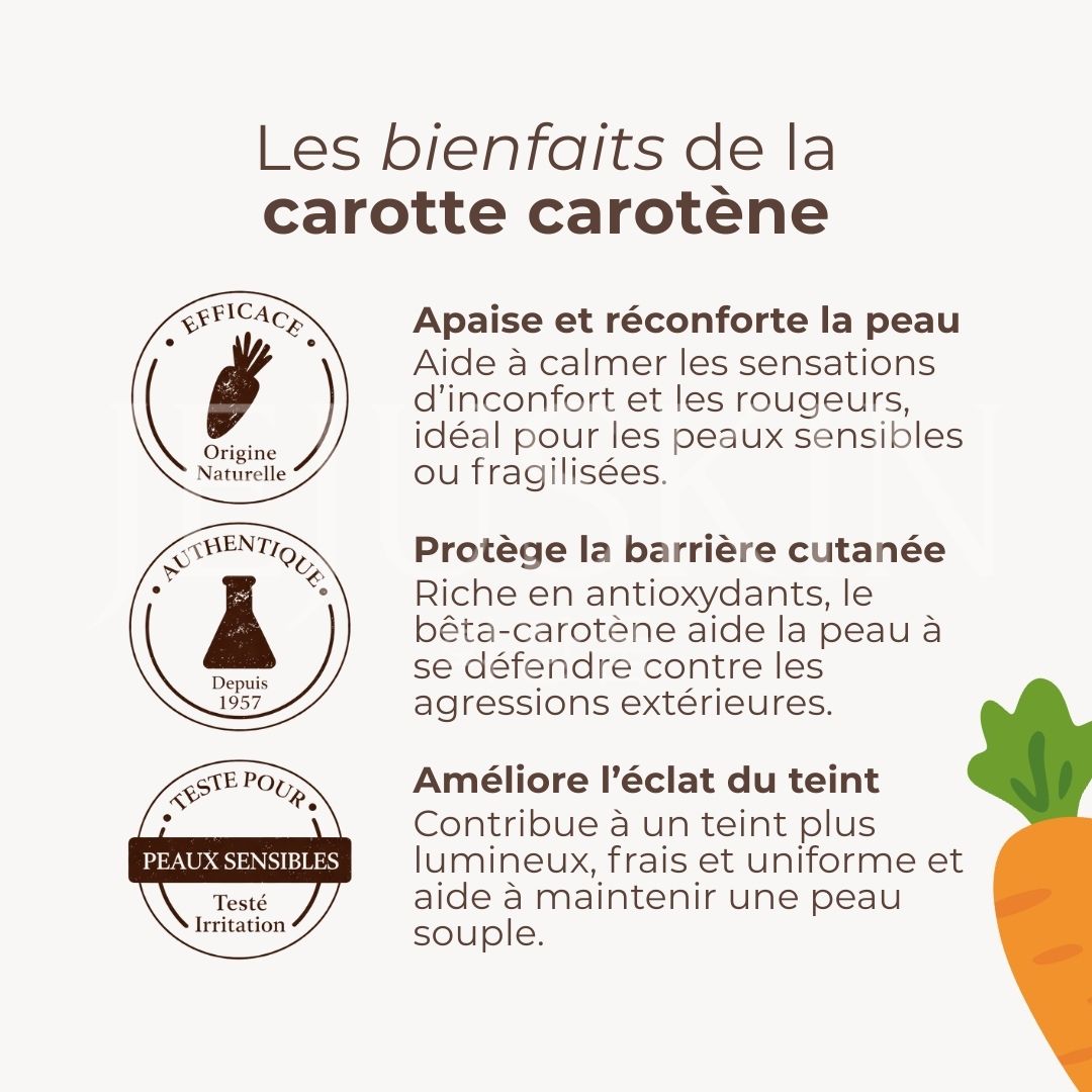 les bienfaits de la carotte carotène de skinfood