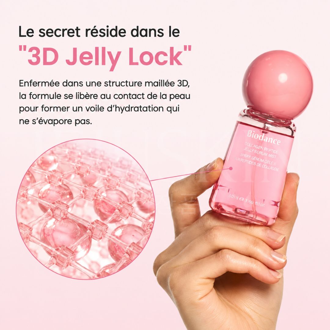 Composition de la brume sérum au collagène peptide de Biodance