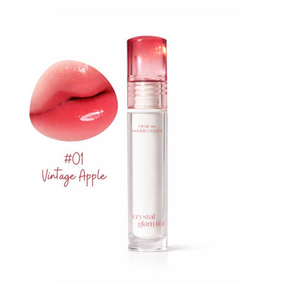 Clio encre à lèvre Crystal Glam Tint Vintage Apple 01