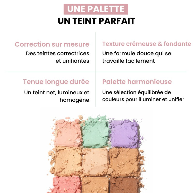 Palette correcteurs Dasique texture fondante