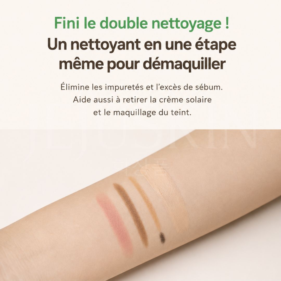 Le nettoyant moussant 30 secondes pour des pores nets de Menokin, une seule étape pour démaquiller