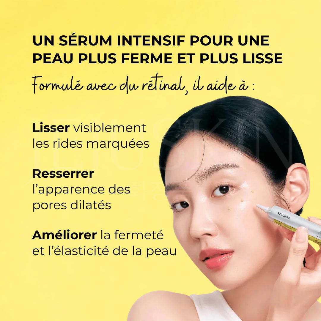 Quels sont les bénéfices du sérum anti-âge et raffermissant au rétinalde Celimax