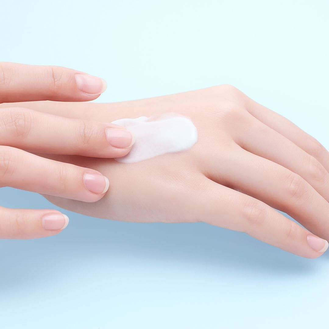 Crème round lab pour les main texture