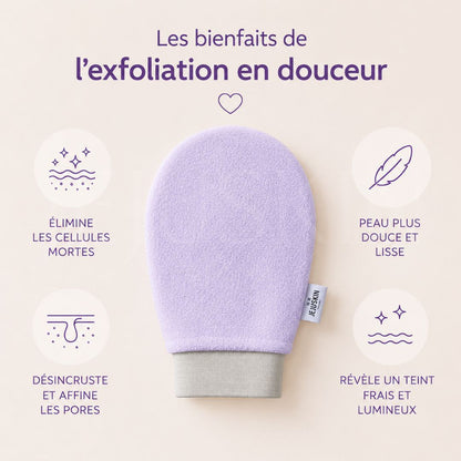 Les bienfaits du gant de gommage pour le visage et corps de Jejuskin
