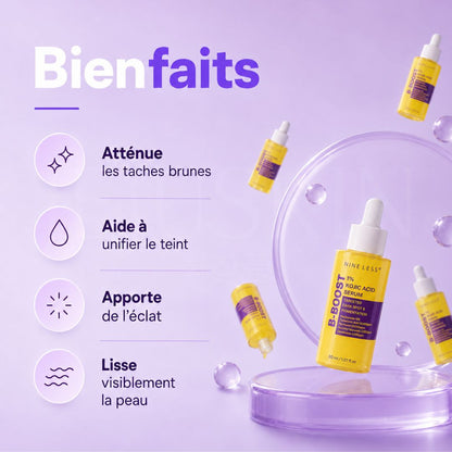 Les bénéfices du sérum anti-taches B-Boost à 1% d’acide kojique
