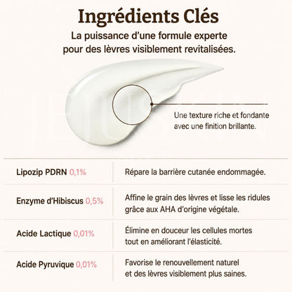 Les ingrédients clés du sérum réparateur pour les lèvres au PDRN de Dr. Reju-All