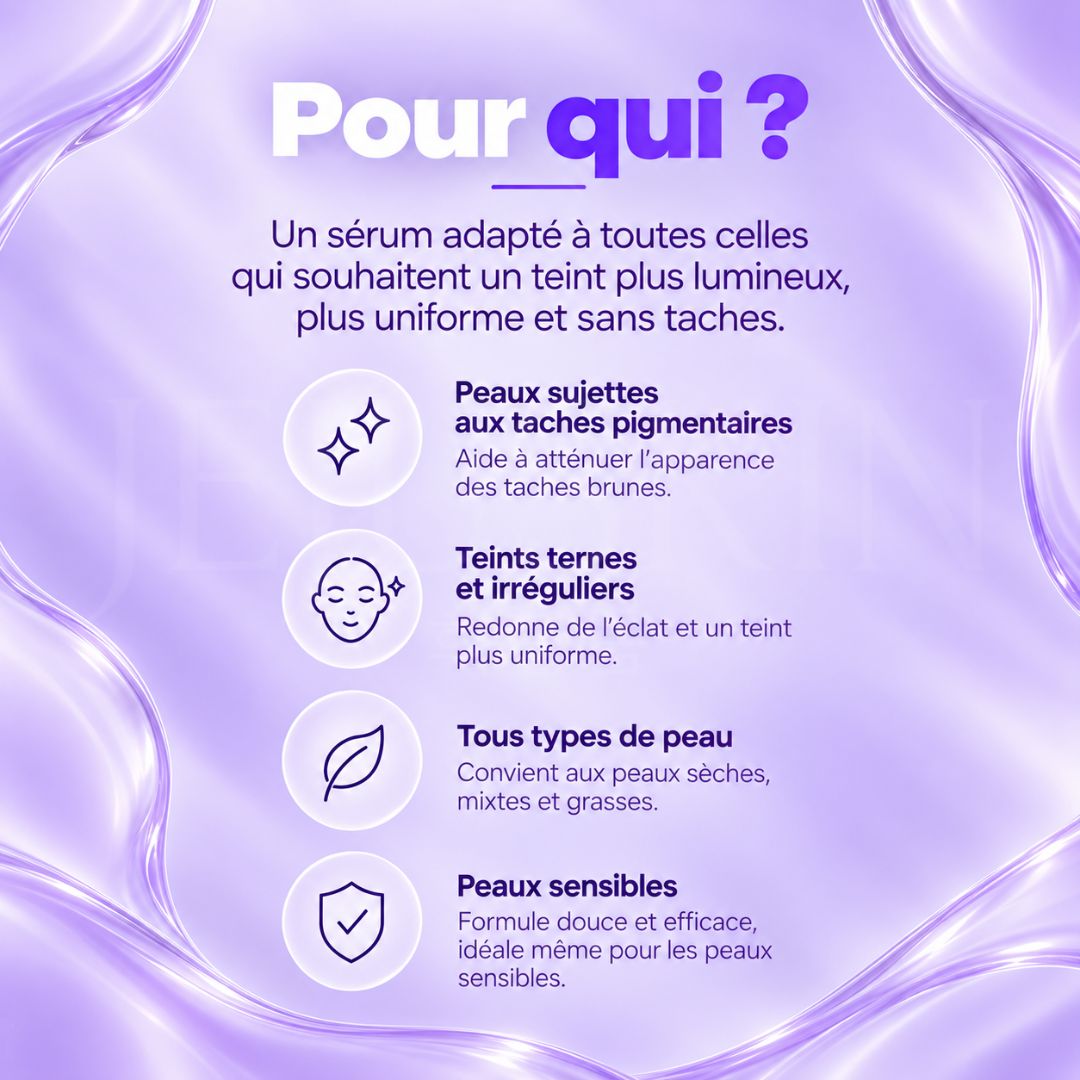 Pour qui est fait le sérum anti-taches B-Boost à 1% d’acide kojique de Nineless