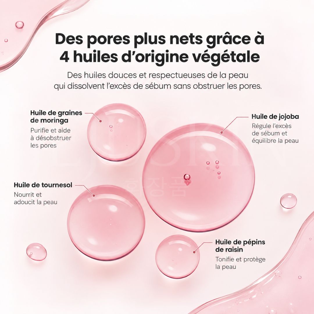 Les ingrédients de l'huile démaquillante au collagène de Biodance